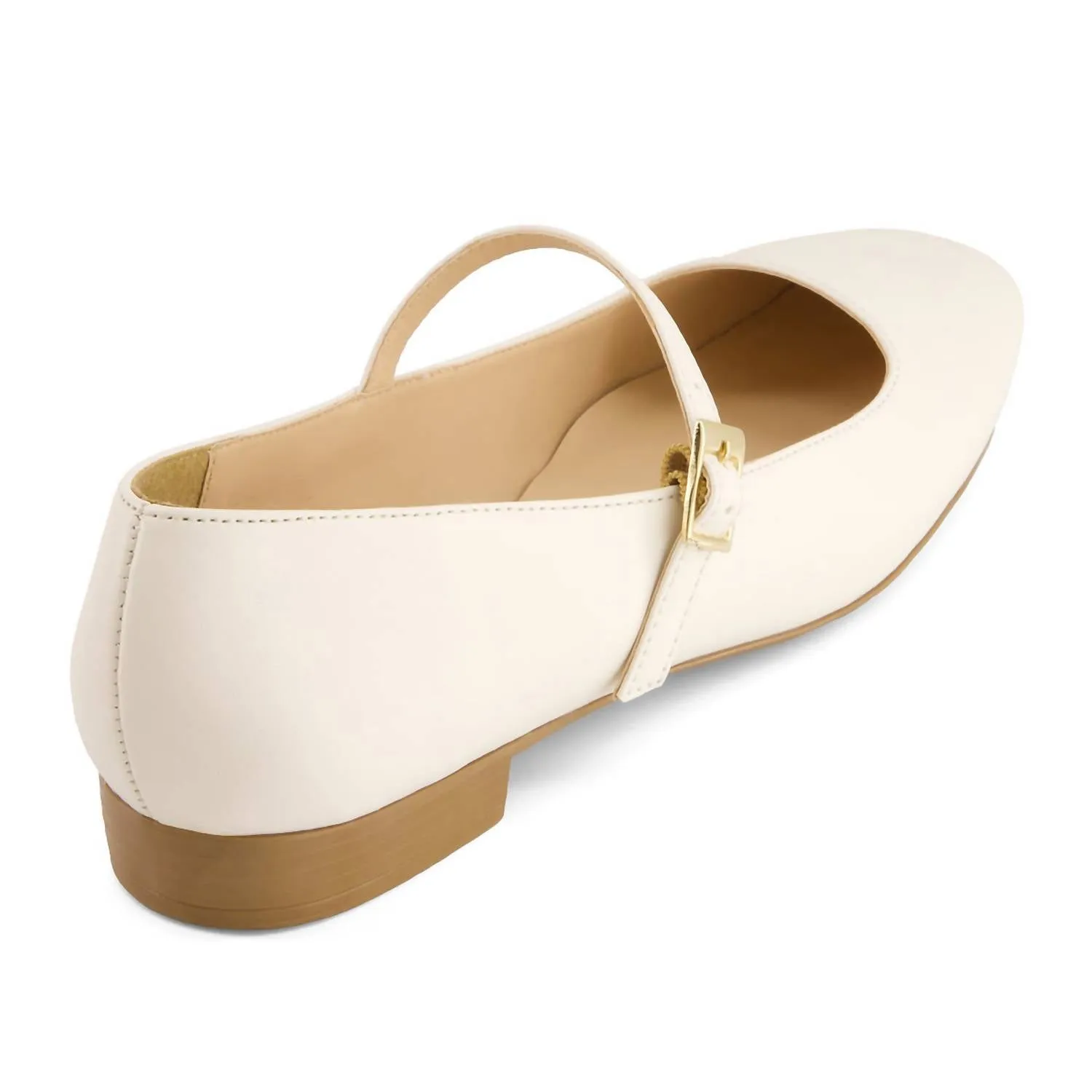 Women's Ballet Mary Janes Shoes In Ivory