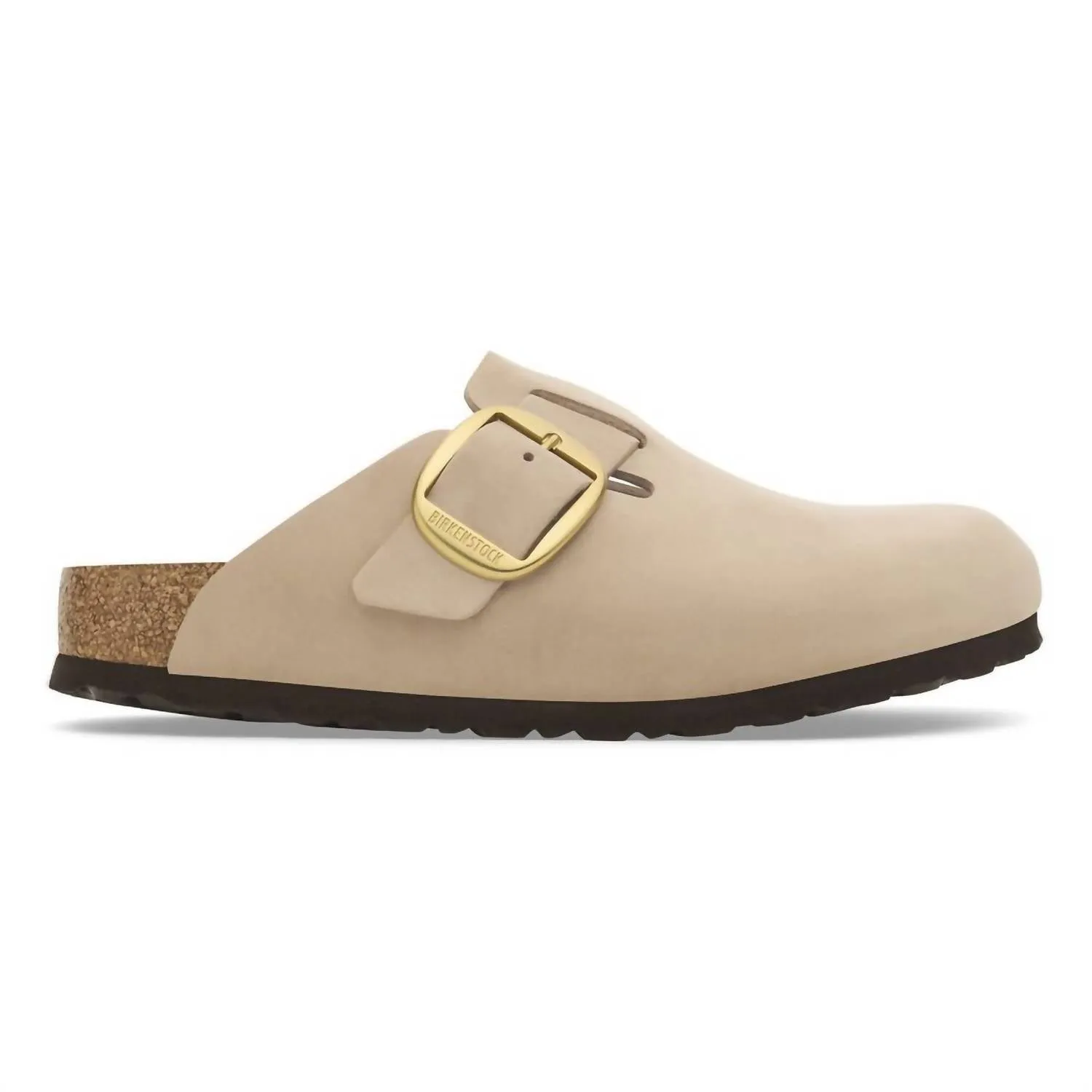 Women's Boston Big Buckle Clogs In Sandcastle