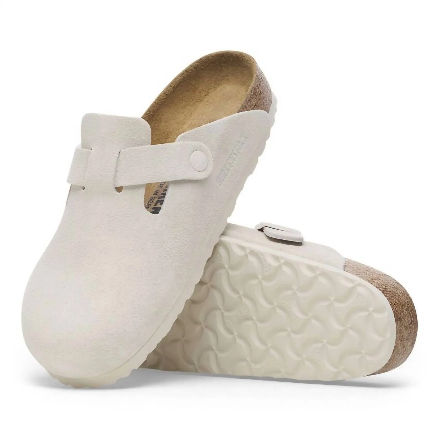 Women's Boston Clog In Antique White