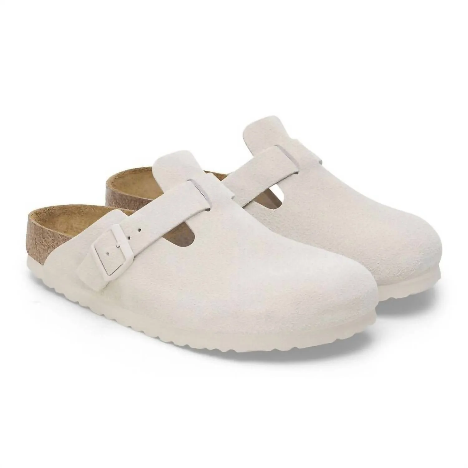 Women's Boston Clog In Antique White