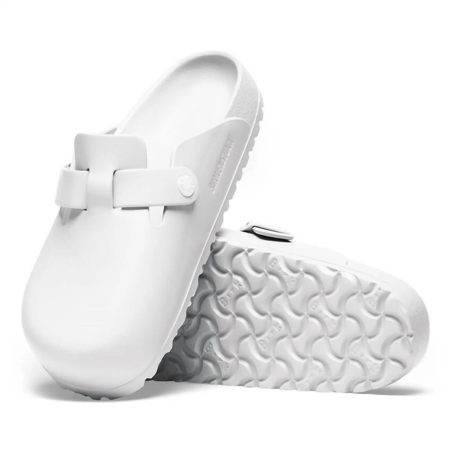 Women's Boston Eva Clogs In White