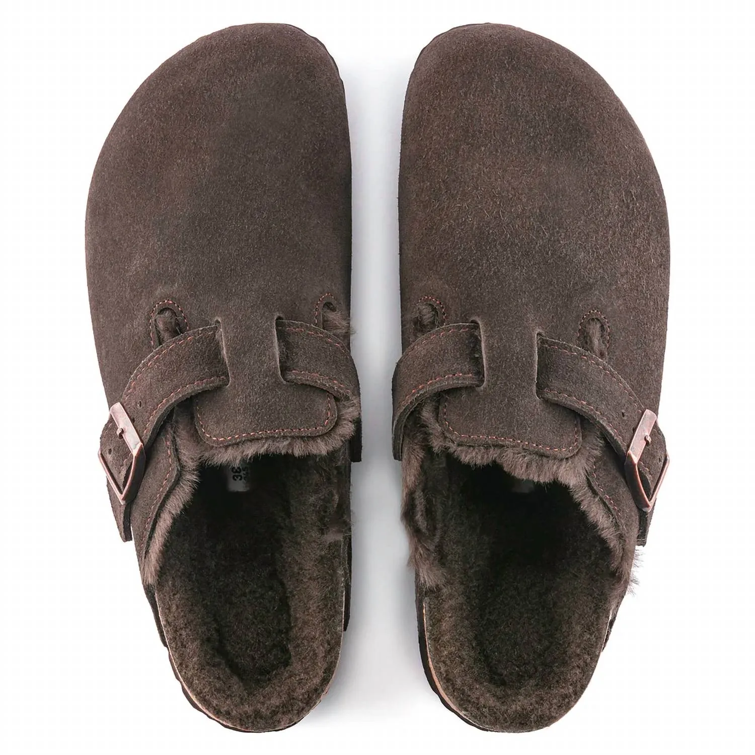 Women's Boston Shearling Clogs In Mocha
