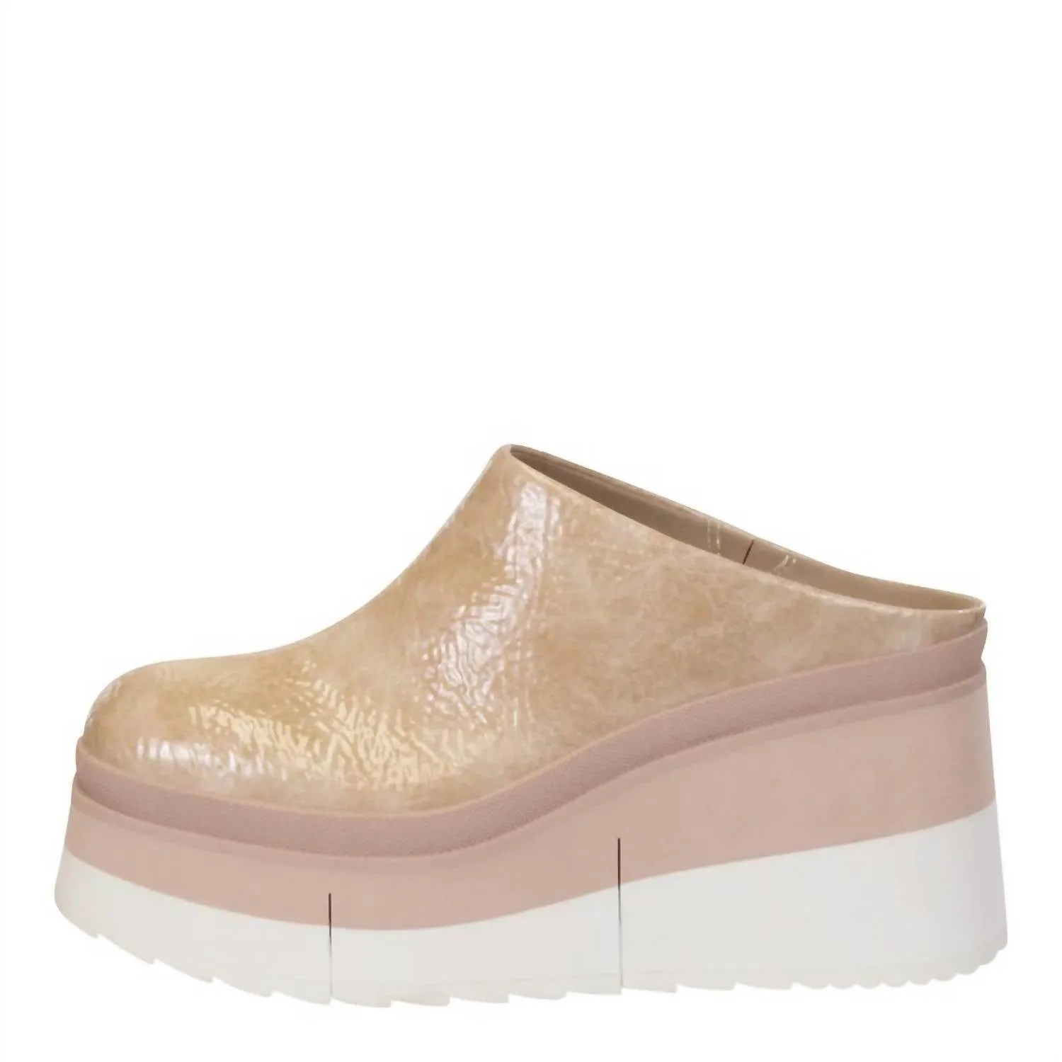 Women's Coach Clogs In Beige