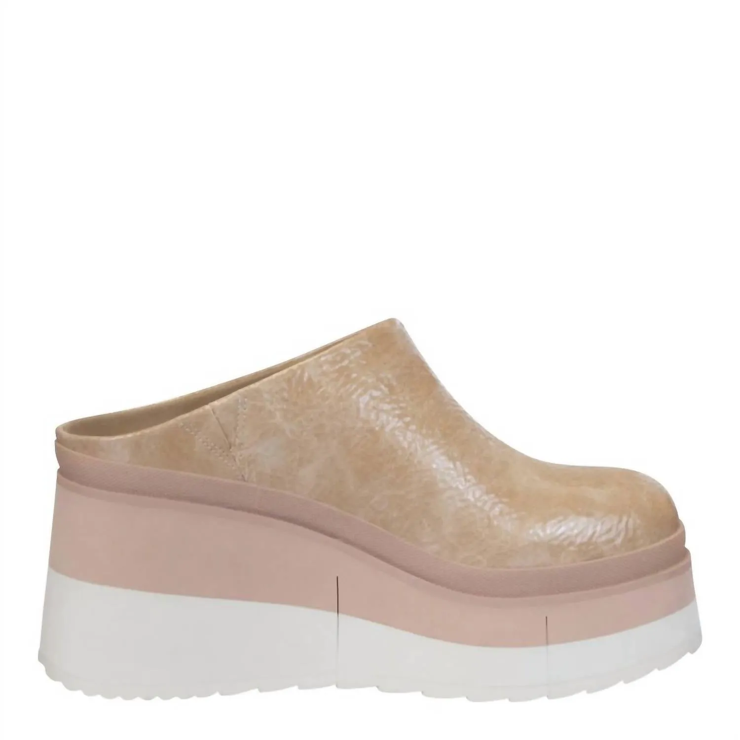 Women's Coach Clogs In Beige