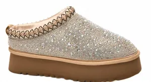 Women's Do Not Disturb Sparkle Clogs In Silver