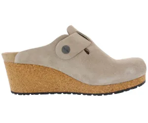 Women's Fanny Ring Buckle Clogs In Taupe