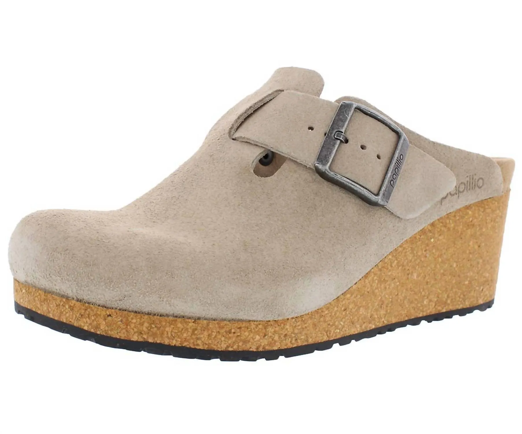 Women's Fanny Ring Buckle Clogs In Taupe