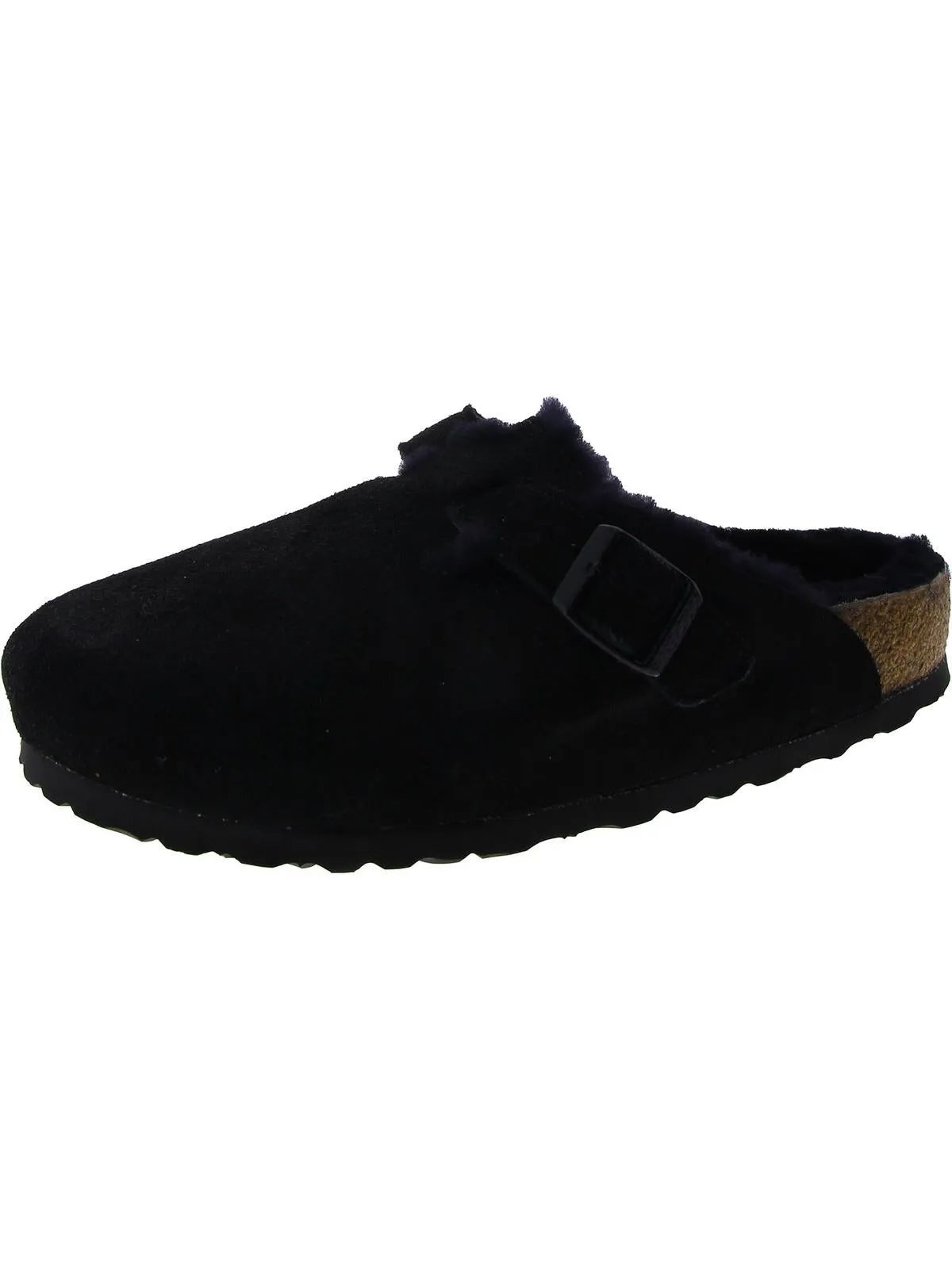 Womens Faux Leather Slip On Clogs