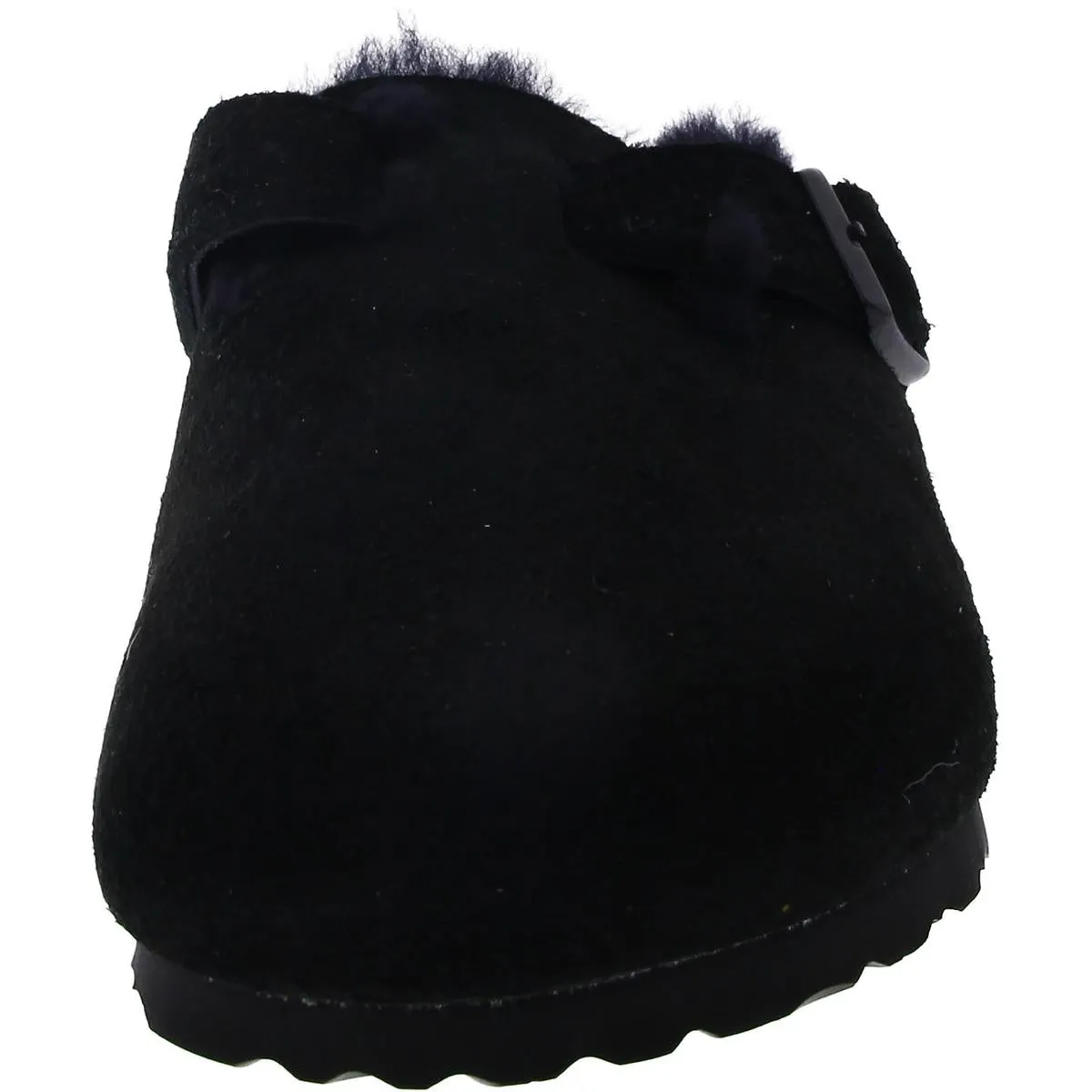 Womens Faux Leather Slip On Clogs