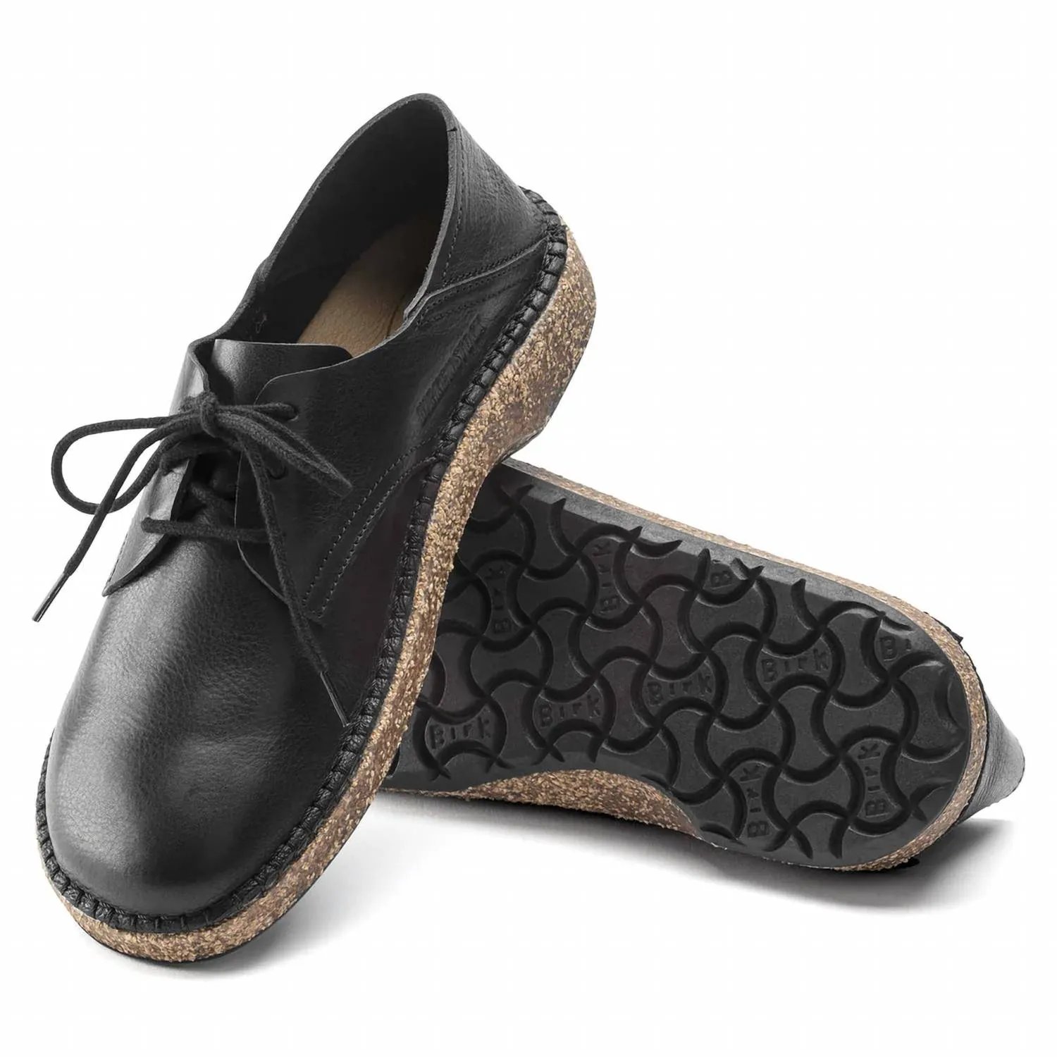 Womens Gary Lace-Up Shoe - Regular Width In Vintage Wood Black