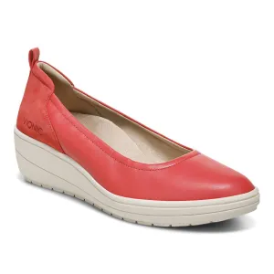 Women's Jacey Wedge Shoe In Dusty Cedar