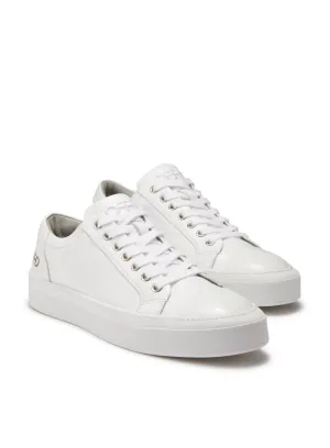 Women's Leather Low-Top Sneaker In White