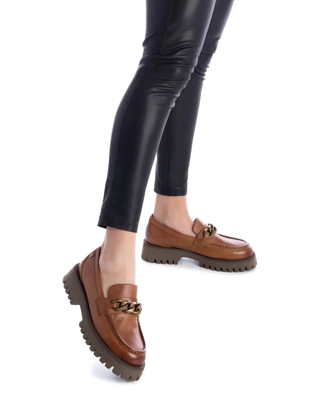 Women's Leather Moccasins By XTI