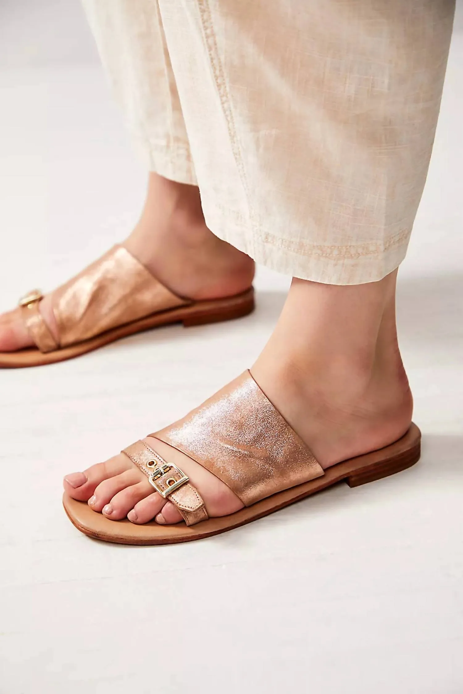 Women's Mila Minimal Flat In Rose Gold